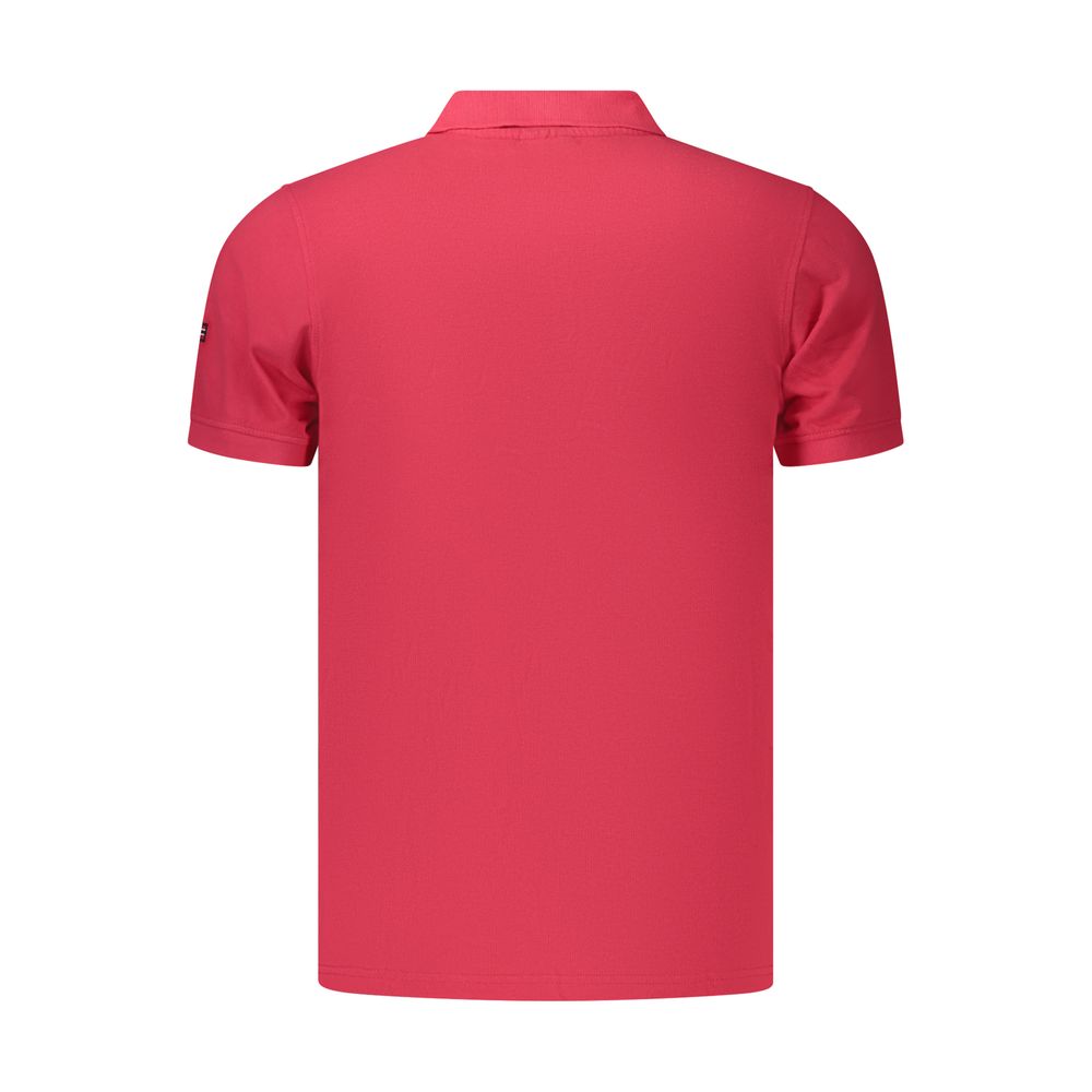 Polo Shirt by Norway 1963 for men in cotton red presents a distinguished silhouette, showcasing a sophisticated and distinguished for a truly distinguished finish.