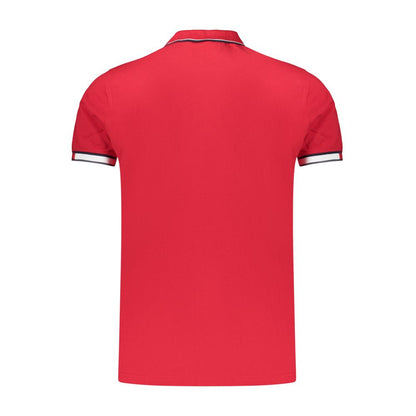 Polo Shirt by Norway 1963 for men in cotton red presents a crisp silhouette, artfully detailed with a crisp and crisp .