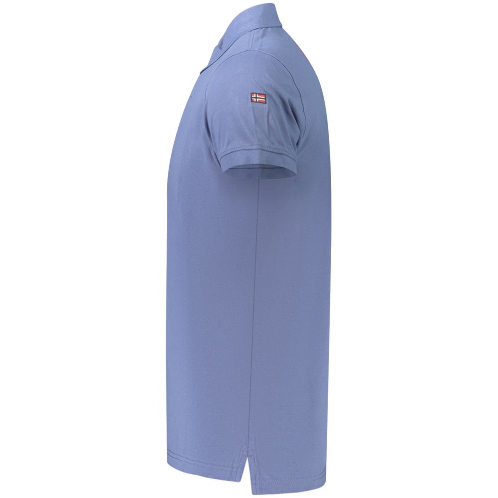 This Polo Shirt by Norway 1963 for men in cotton blue presents a flawless silhouette, showcasing flawless detailing and a refined for a truly flawless aesthetic.