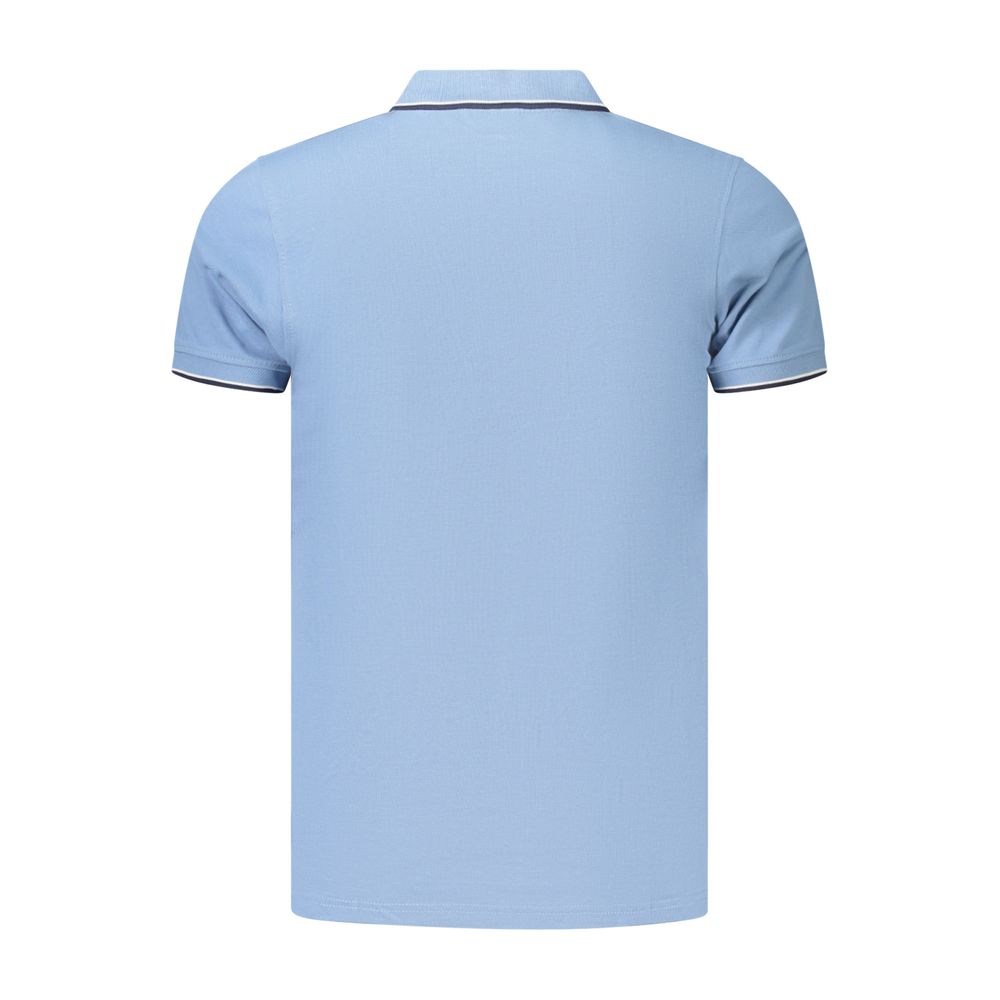 Polo Shirt by Norway 1963 for men in cotton azzurro showcases a sharp silhouette, detailed with a refined and sharp for a sophisticated finish.