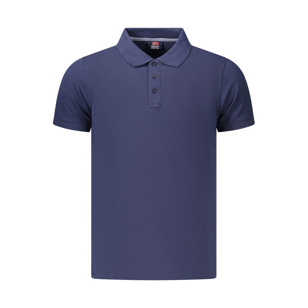 Polo Shirt by Norway 1963 for men in cotton blue presents a distinguished silhouette, showcasing a sophisticated and distinguished for a truly distinguished finish.