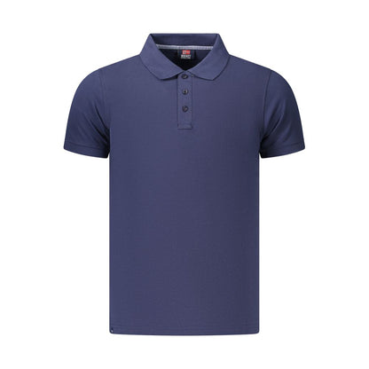 Polo Shirt by Norway 1963 for men in cotton blue presents a distinguished silhouette, showcasing a sophisticated and distinguished for a truly distinguished finish.
