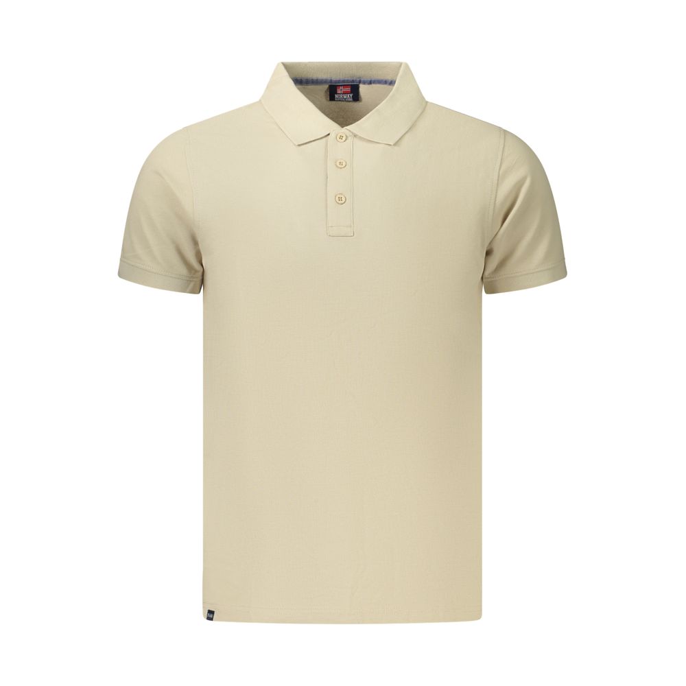 Polo Shirt by Norway 1963 for men in cotton beige features a eye catching silhouette, showcasing a refined and for a eye catching finish.