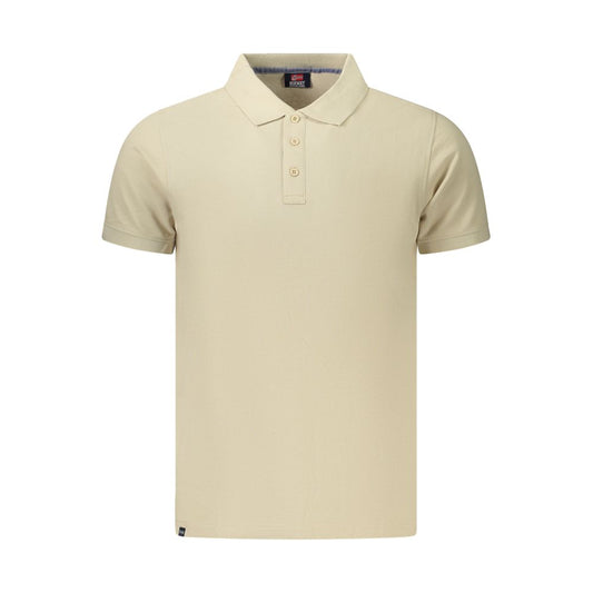Polo Shirt by Norway 1963 for men in cotton beige features a eye catching silhouette, showcasing a refined and for a eye catching finish.
