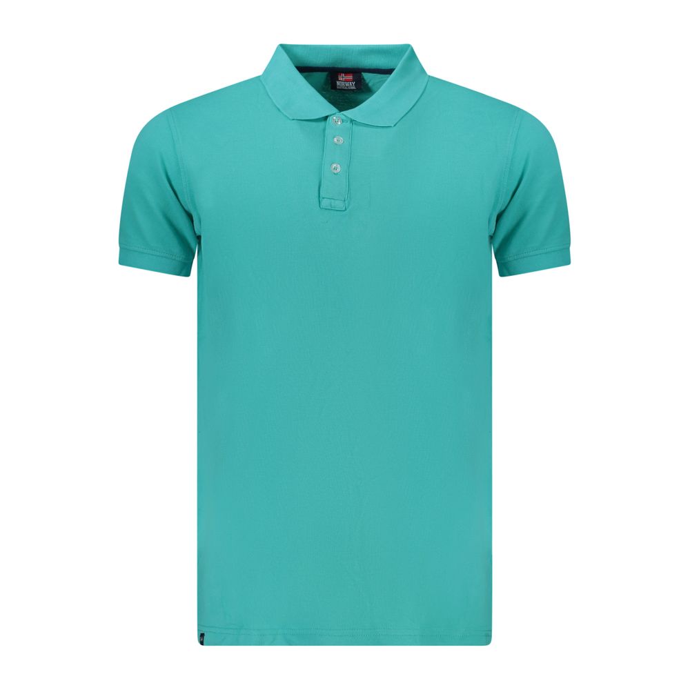 Polo Shirt by Norway 1963 for men in cotton blue presents a sleek silhouette, featuring a refined and for a sleek finish.