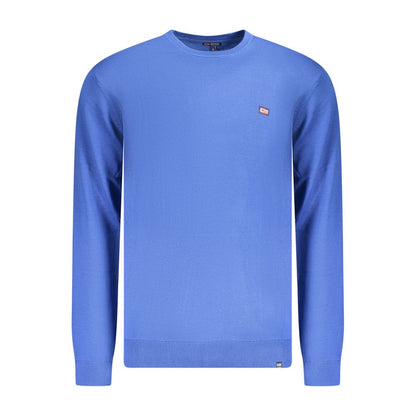 Activewear Sweatshirt by Norway 1963 for men in cotton blue showcases a athletic silhouette with sleeves, a athletic crew neckline, and high-performance for a athletic aesthetic.