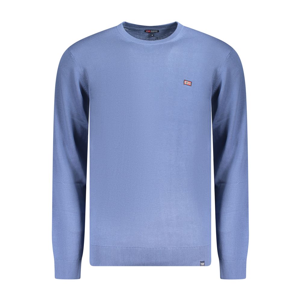 Sweatshirt by Norway 1963 for men in cotton blue features an exquisite silhouette, showcasing and crew neckline details for a exquisite look.