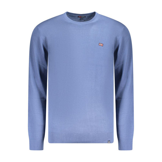 Sweatshirt by Norway 1963 for men in cotton blue features an exquisite silhouette, showcasing and crew neckline details for a exquisite look.