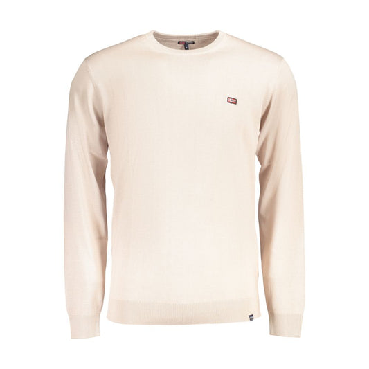 Sweatshirt by Norway 1963 for men in cotton beige features an magnificent silhouette, showcasing a sophisticated crew neckline and detail for a truly magnificent finish.