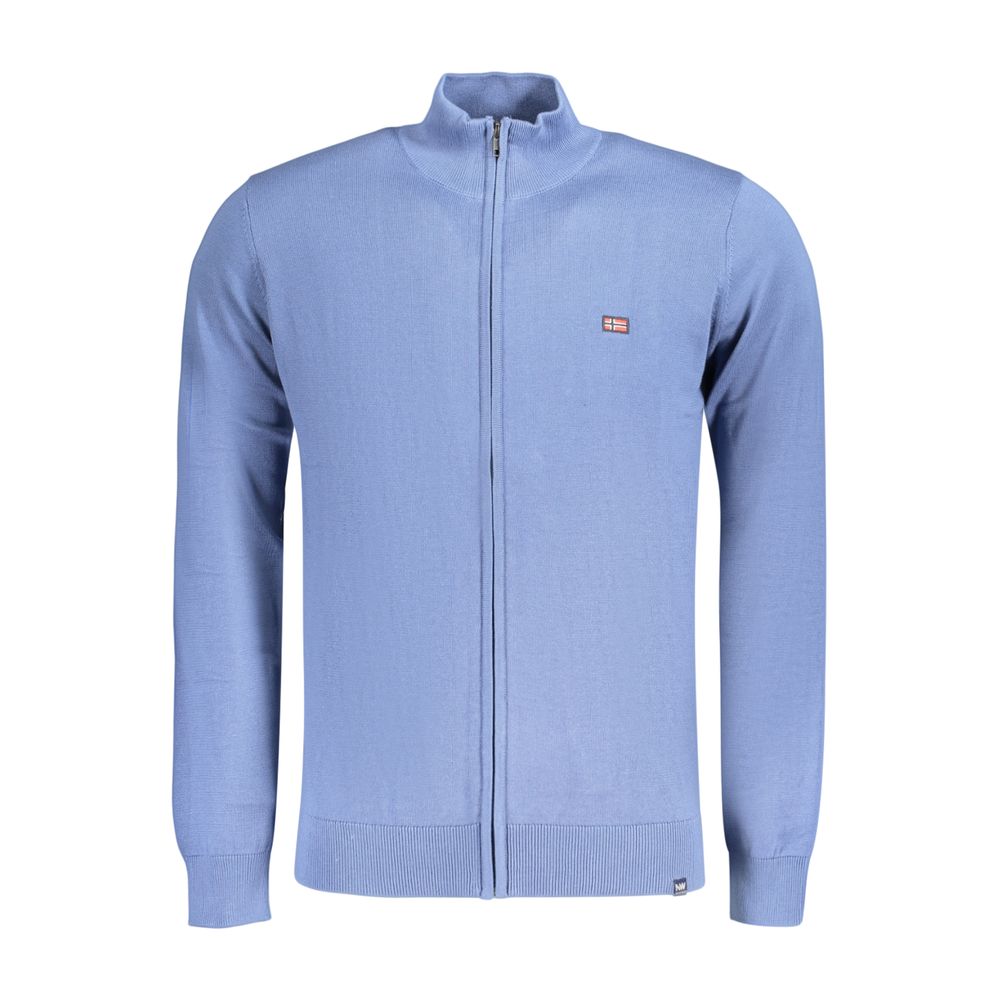 Cardigan by Norway 1963 for men in cotton blue features a nuanced silhouette with a refined and nuanced detailing for a sophisticated look.