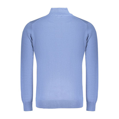 Cardigan by Norway 1963 for men in cotton blue features an impeccable silhouette, showcasing a sophisticated and detail for a truly impeccable finish.