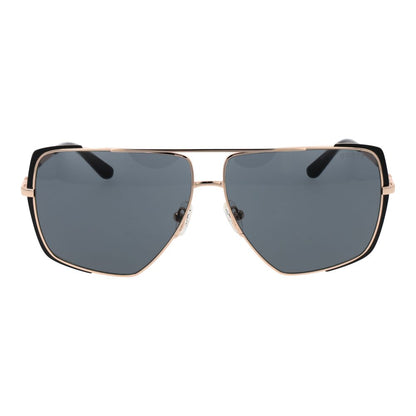 Guess Square Non-Polarized Dark-Tint Metal Sunglasses - Gold