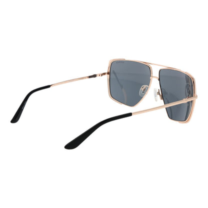 Guess Square Non-Polarized Dark-Tint Metal Sunglasses - Gold