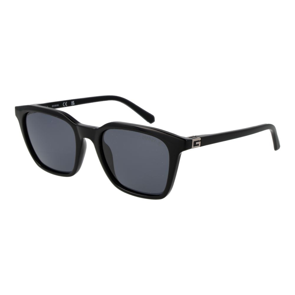 Guess Square Polarized Dark-Tint Plastic Sunglasses - Black