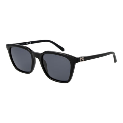 Guess Square Polarized Dark-Tint Plastic Sunglasses - Black