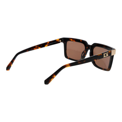 Guess Rectangle Non-Polarized Dark-Tint Acetate Sunglasses - Brown