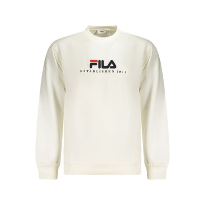 Sweatshirt by Fila for men in cotton polyester white features a unrivaled silhouette with a refined and unrivaled detailing for a sophisticated look.