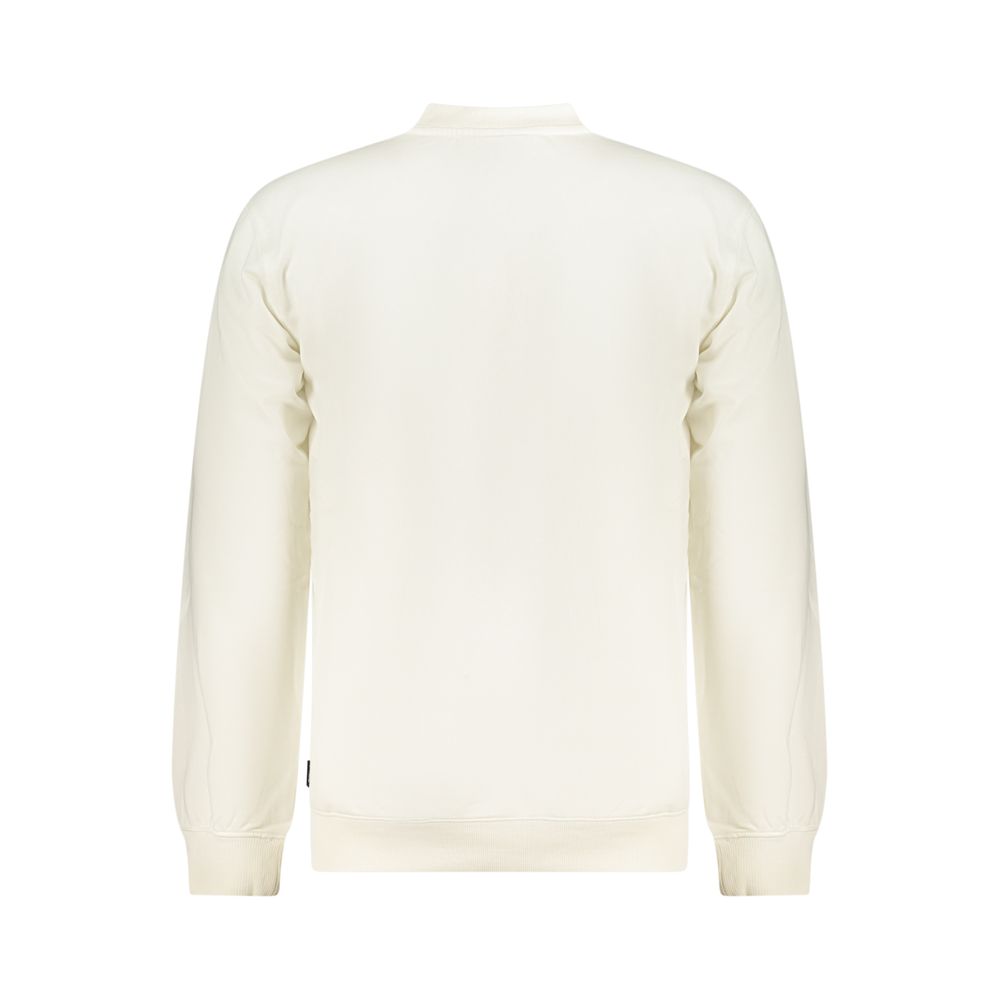Sweatshirt by Fila for men in cotton polyester white presents a smart casual silhouette, featuring a smart casual and for a sophisticated look.