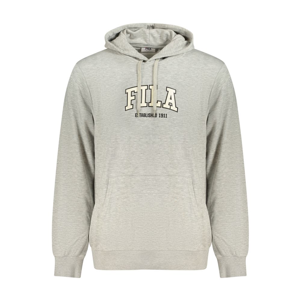 Sweatshirt by Fila for men in cotton polyester gray features a unrivaled silhouette with a refined and unrivaled detailing for a sophisticated look.