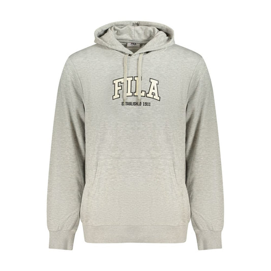 Sweatshirt by Fila for men in cotton polyester gray features a unrivaled silhouette with a refined and unrivaled detailing for a sophisticated look.