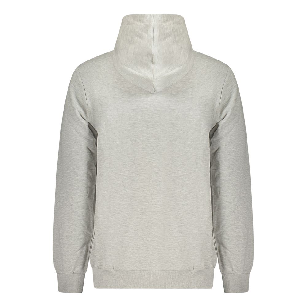 Sweatshirt by Fila for men in cotton polyester gray features an provocated silhouette, detailed with a provocated and a refined for a sophisticated aesthetic.