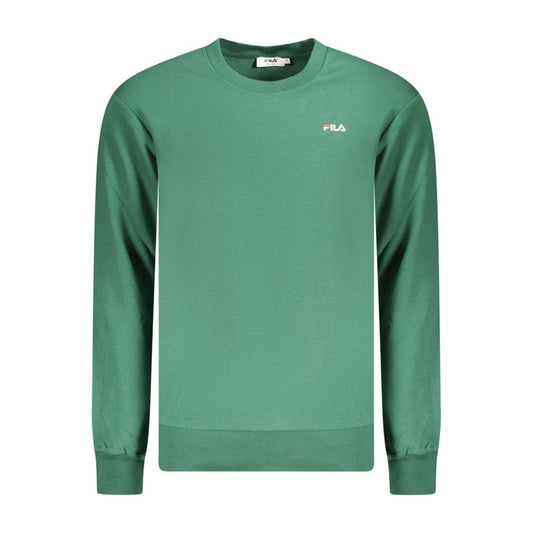 Sweatshirt by Fila for men in cotton polyester green features an provocated silhouette, detailed with a provocated and a refined for a sophisticated aesthetic.