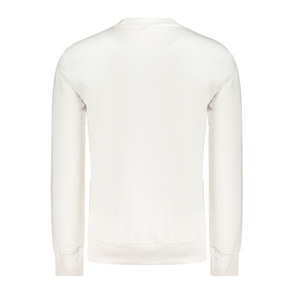 Sweatshirt by Fila for men in cotton polyester canvas white presents a smart casual silhouette, featuring a smart casual and for a sophisticated look.