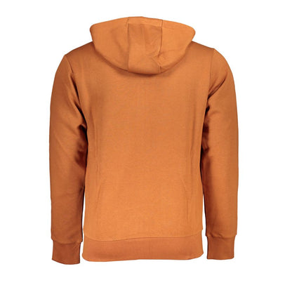 Hooded Sweatshirt Hoodie by U.S. Grand Polo for men in cotton polyester brown features an luminous silhouette, showcasing a sophisticated and for a truly luminous look.