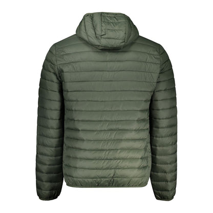 Hooded Overcoat by North Sails for men in polyamide green presents a luxurious silhouette, showcasing a luxurious and sophisticated lightweight, pockets & hooded for a premium, luxurious look.