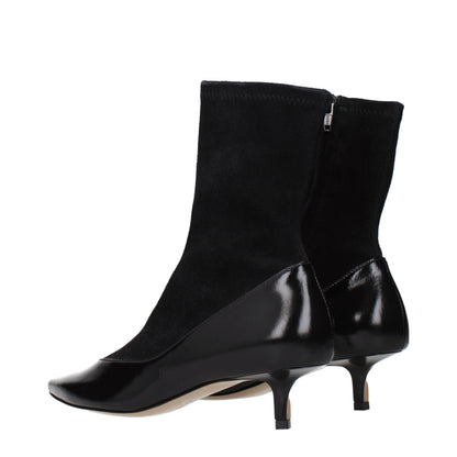 Ankle Boots by Jacquemus for women in suede leather black features an high-performance silhouette, showcasing the sophisticated design of the Women's Suede Leather Ankle Boots with a and a refined .