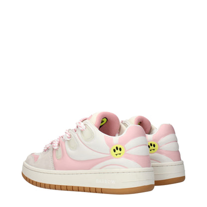 Sneakers by Barrow for women in leather white features an timeless silhouette from the Women's Low Top Leather Sneakers collection, showcasing a signature low-top style with an timeless finish.
