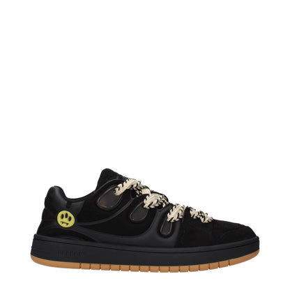 Sneakers by Barrow for men in suede leather black features a chic design, perfectly showcasing the chic fashion style of this Men's Fashion Suede Leather Sneakers.