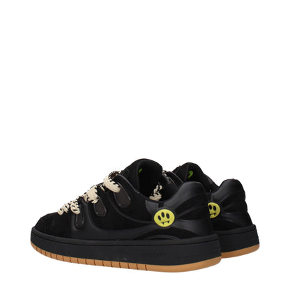 Sneakers by Barrow for men in suede leather black features an timeless silhouette from the Men's Fashion Suede Leather Sneakers collection, showcasing a signature fashion style with an timeless finish.