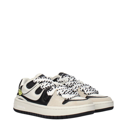 Sneakers by Barrow for women in leather beige features a chic design, perfectly showcasing the chic fashion style of this Women's Fashion Leather Sneakers.