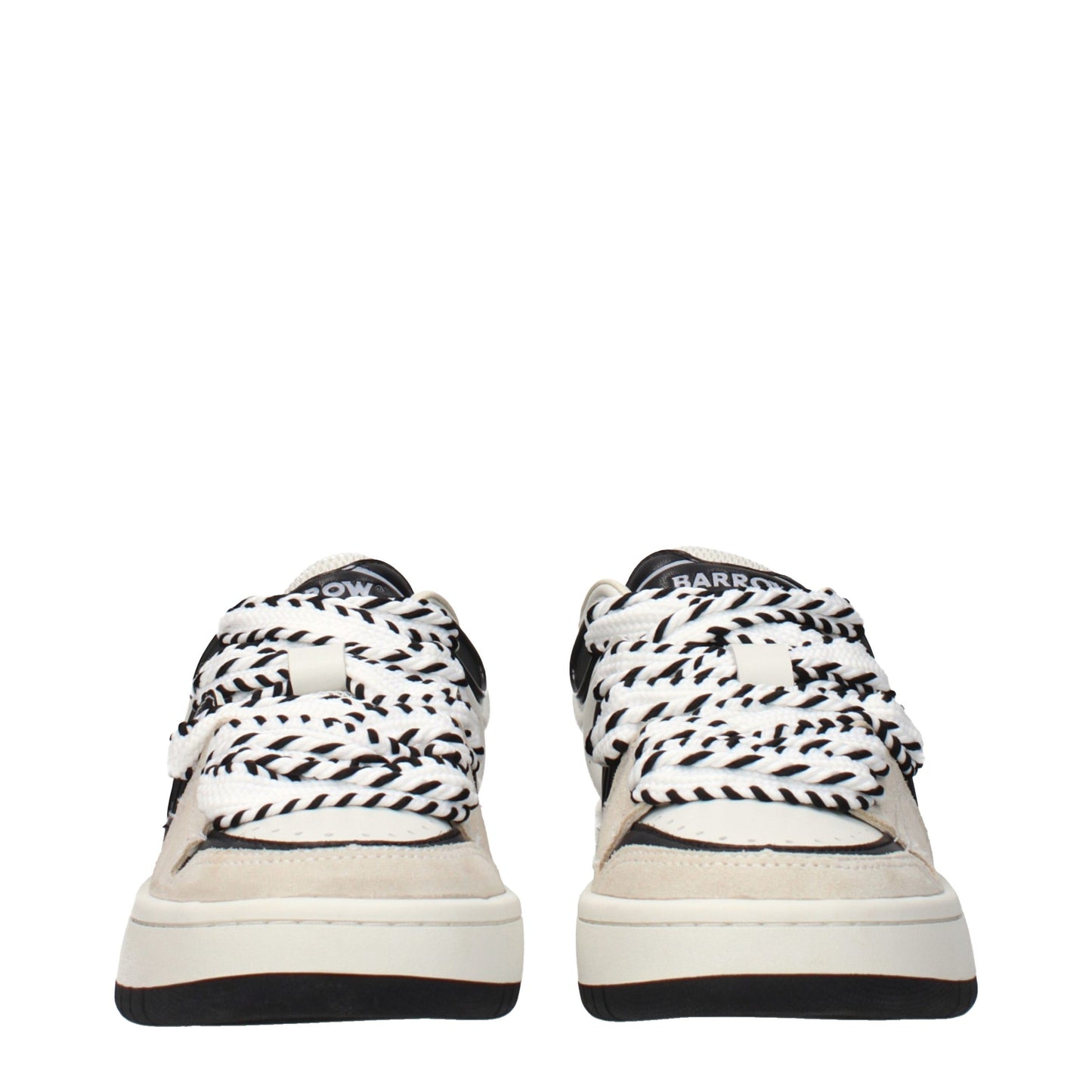 Sneakers by Barrow for women in leather beige presents a on trend silhouette from the Women's Fashion Leather Sneakers collection, showcasing a on trend fashion style for an elevated aesthetic.