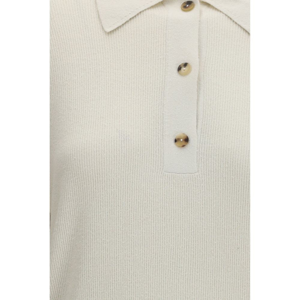 This Sweater by Calvin Klein for women in wool & silk beige presents a understated silhouette, featuring a sophisticated and for a understated finish.