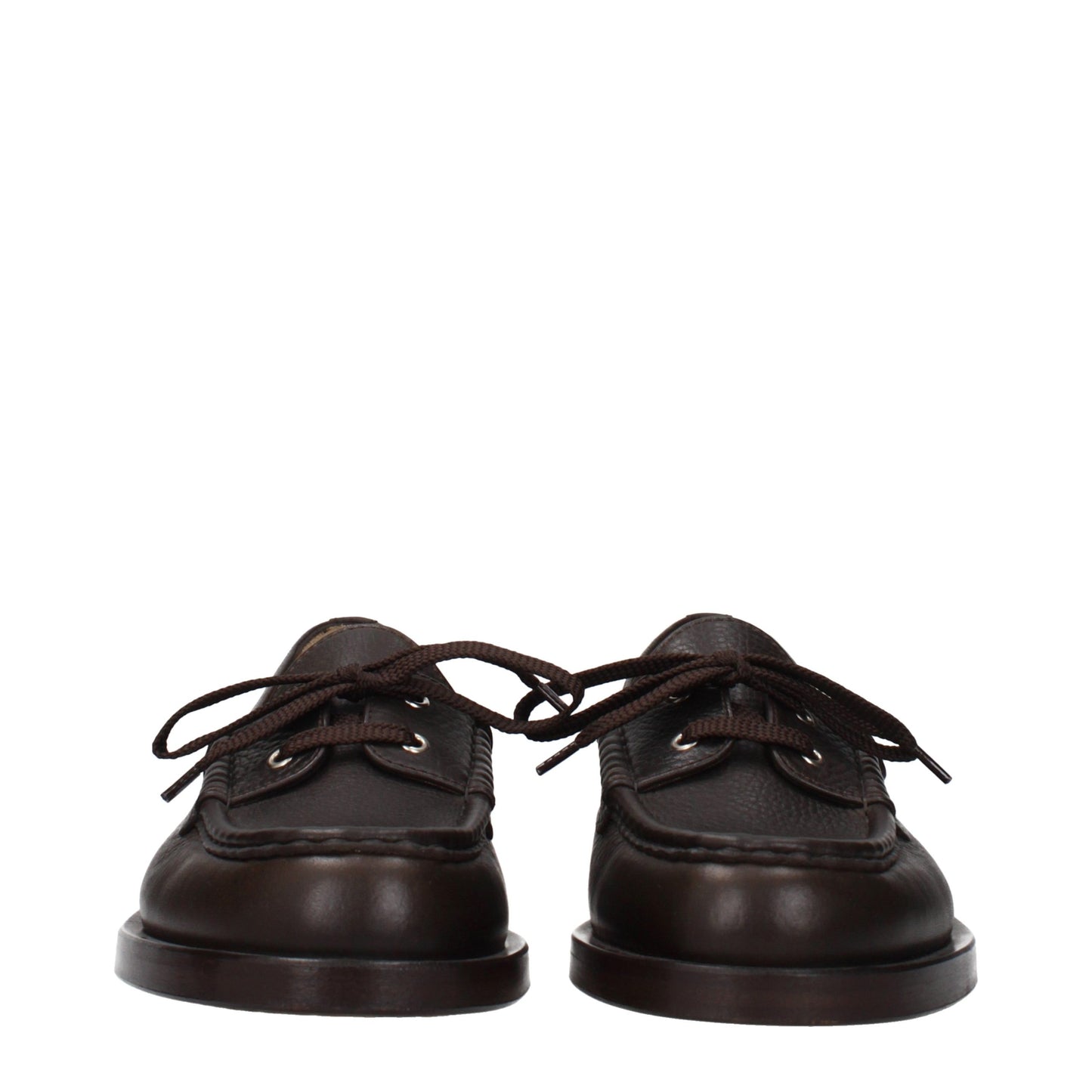 Jacquemus Men's Leather Loafer Slip-On Shoes - Brown