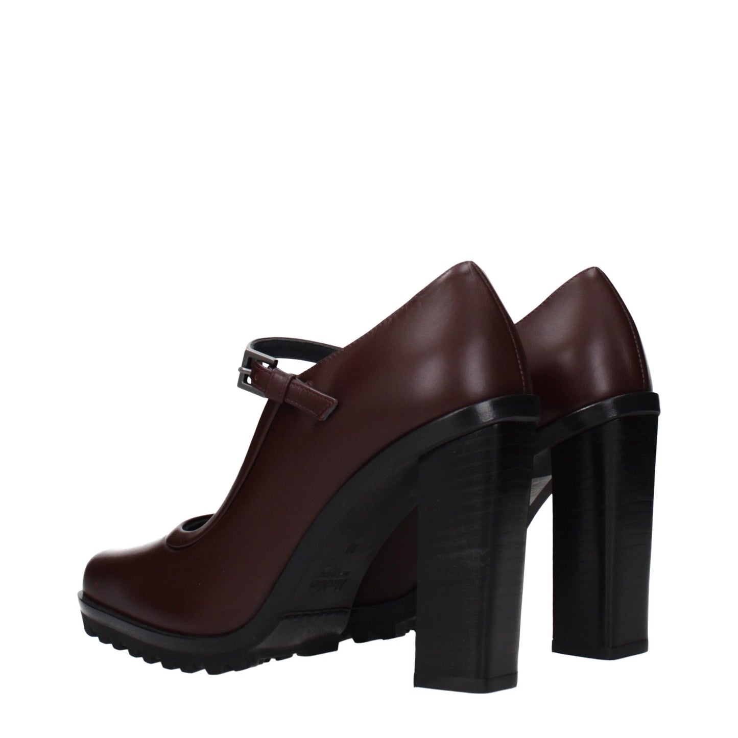 High-Heel Pumps Heels by Max Mara for women in leather brown features a effortlessly chic Women's Leather High-Heel Pumps Heels design with a sophisticated high-heel and elegant .