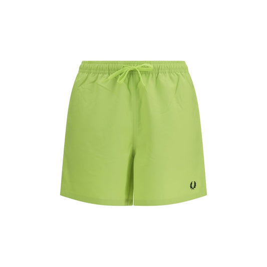 Swim Shorts by Fred Perry for men in polyester bicolour & signature showcases a contemporary silhouette, artfully capturing the essence of the contemporary Laurel Perry Men's Polyester Swim Shorts design for a sophisticated look.