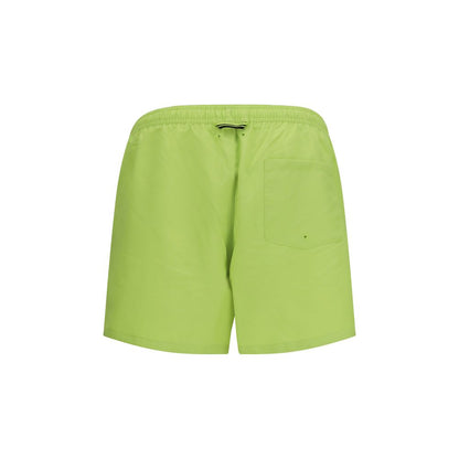 Swim Shorts by Fred Perry for men in polyester bicolour & signature features a resort ready silhouette, capturing the beach-ready style of the Laurel Perry Men's Polyester Swim Shorts collection.