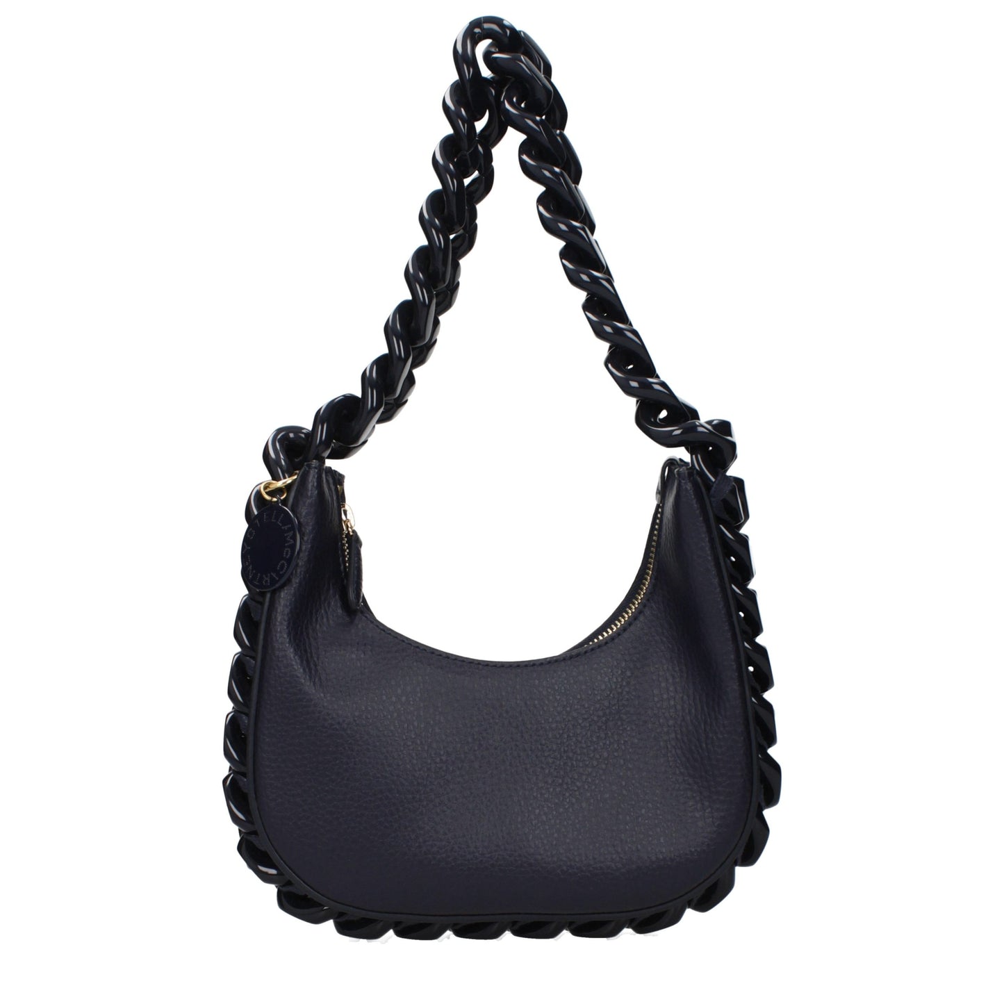 Shoulder Bag by Stella McCartney for women in leather blue features a effortless chic silhouette with a secure , ample , and versatile shoulder-strap for a effortless chic finish.