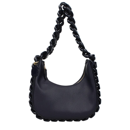 Shoulder Bag by Stella McCartney for women in leather blue features a effortless chic silhouette with a secure , ample , and versatile shoulder-strap for a effortless chic finish.