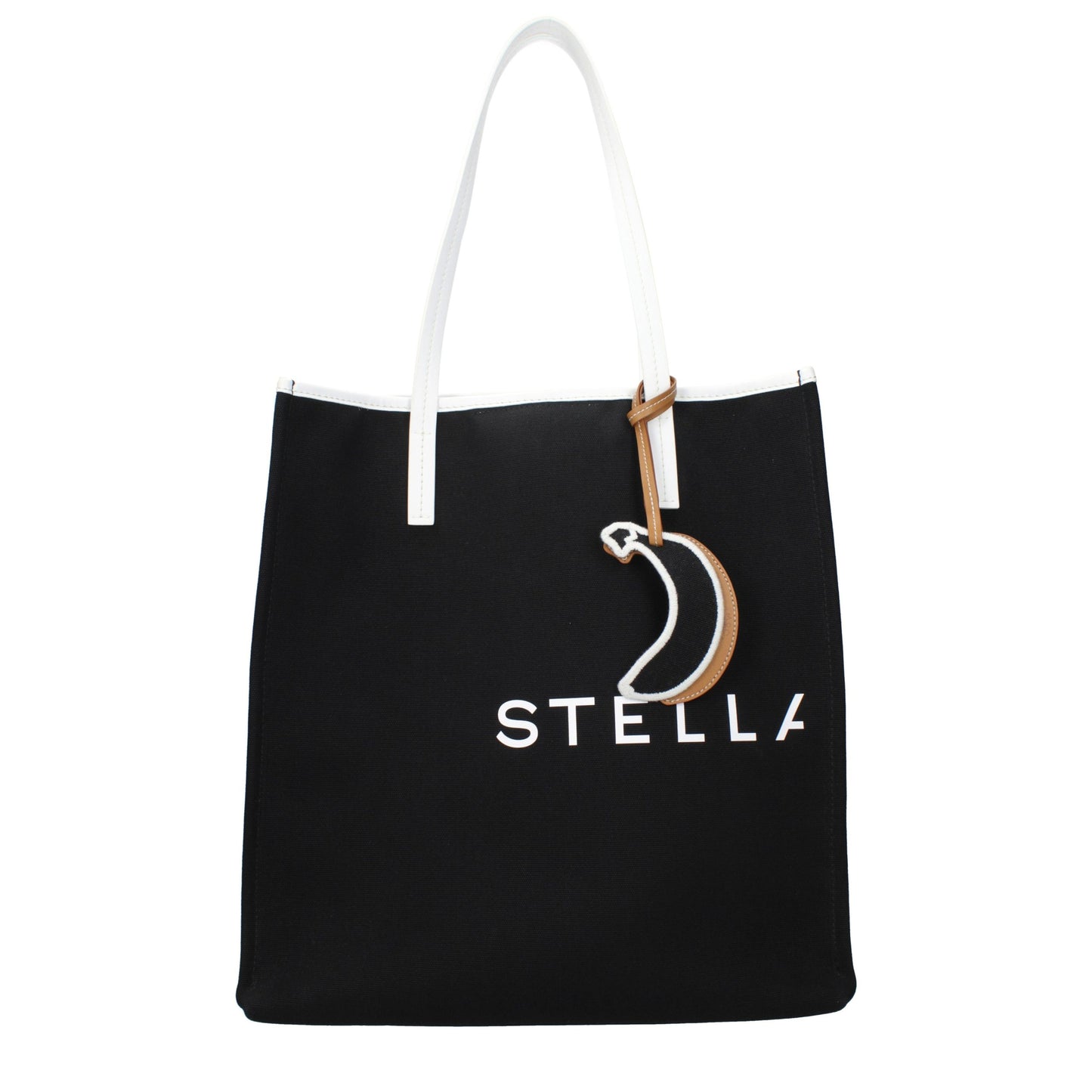 Shoulder Bag by Stella McCartney for women in fabric black features a stately silhouette, showcasing a secure , ample , and stately shoulder-strap for a stately finish.