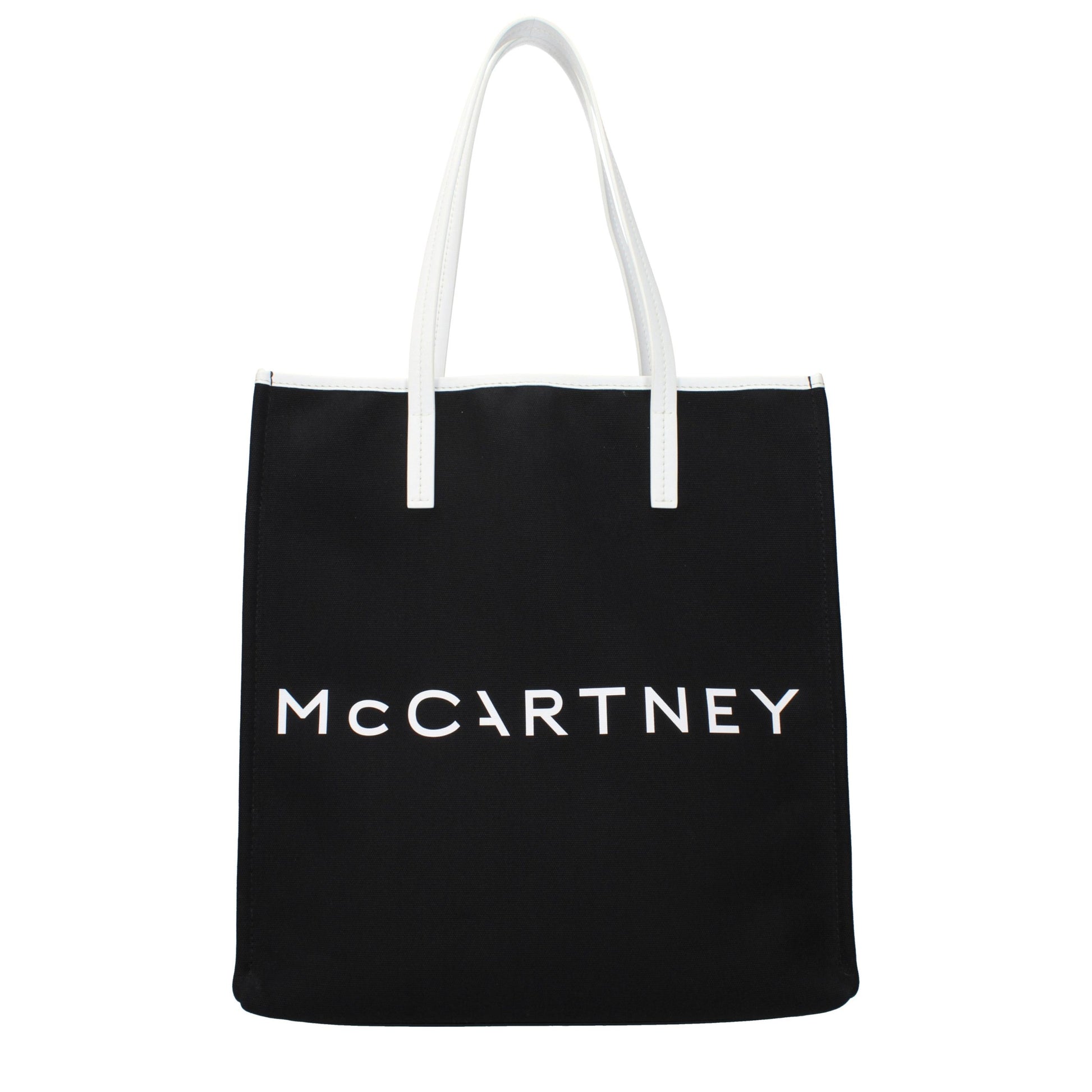 Shoulder Bag by Stella McCartney for women in fabric black features a statuesque silhouette, showcasing a secure and statuesque with versatile shoulder-strap for a statuesque finish.