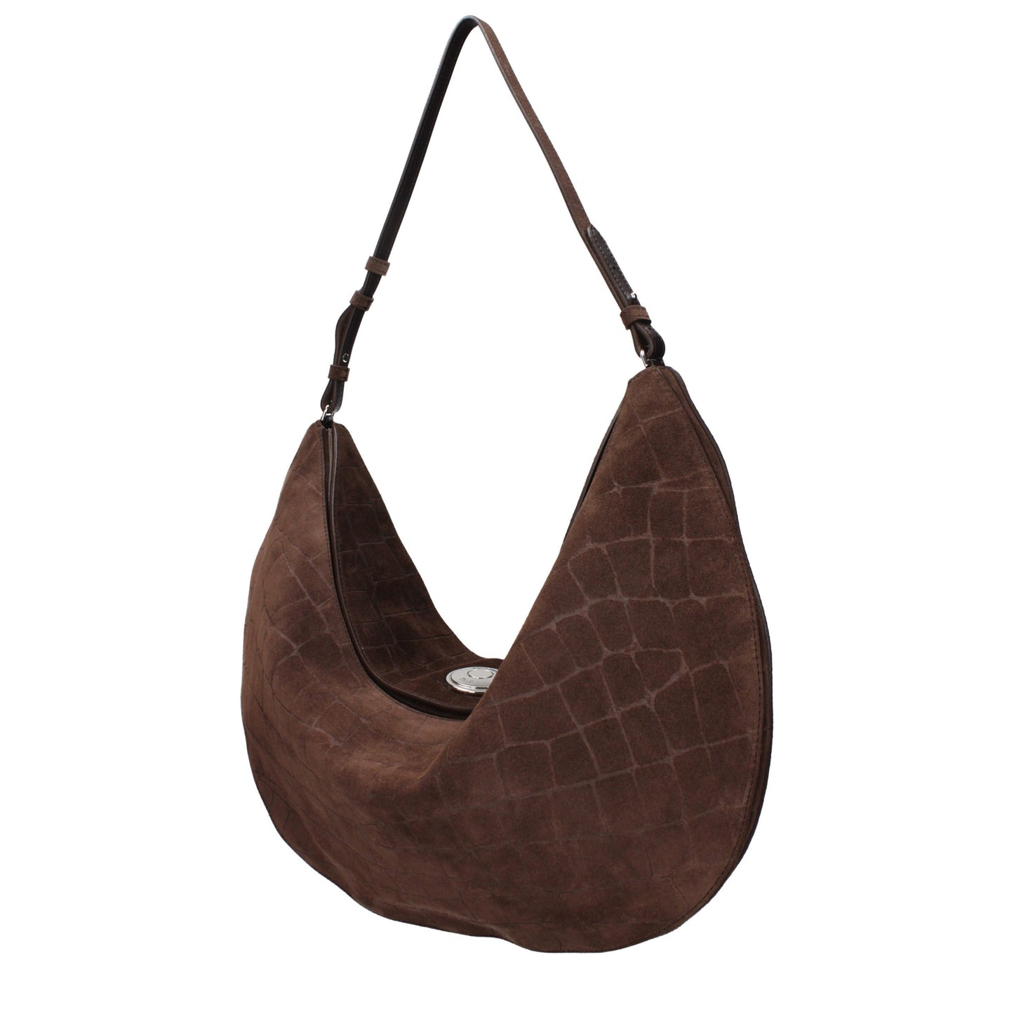 Shoulder Bag by Jacquemus for women in suede leather brown features an effortlessly chic silhouette with a secure , ample , and versatile shoulder-strap & handle for effortlessly chic everyday luxury.