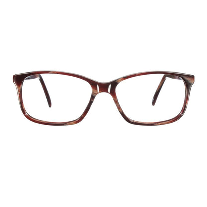 Eyeglasses Frames by Andy Wolf for women in purple showcases a refined full-frame frame design with a refined purple coloured frame finish for a refined and sophisticated look.
