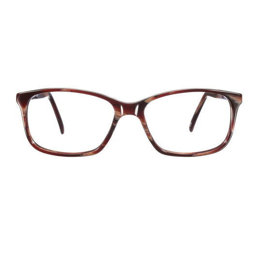Eyeglasses Frames by Andy Wolf for women in purple showcases a refined full-frame frame design with a refined purple coloured frame finish for a refined and sophisticated look.