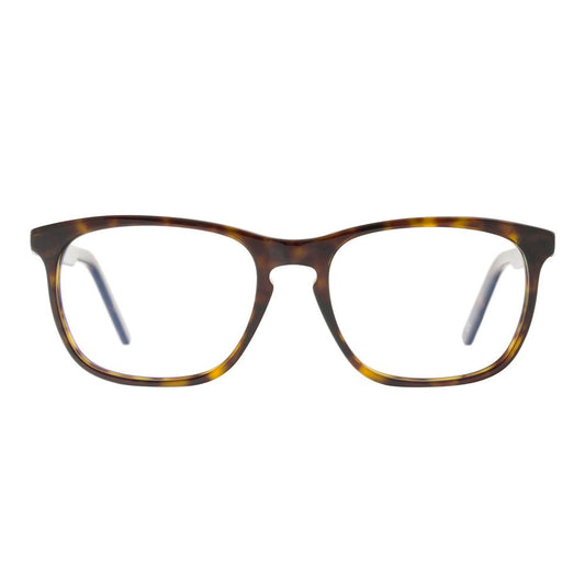 Eyeglasses Frames by Andy Wolf for men in acetate brown features an refined silhouette, showcasing the refined brown coloured frame and sophisticated full-frame frame design.