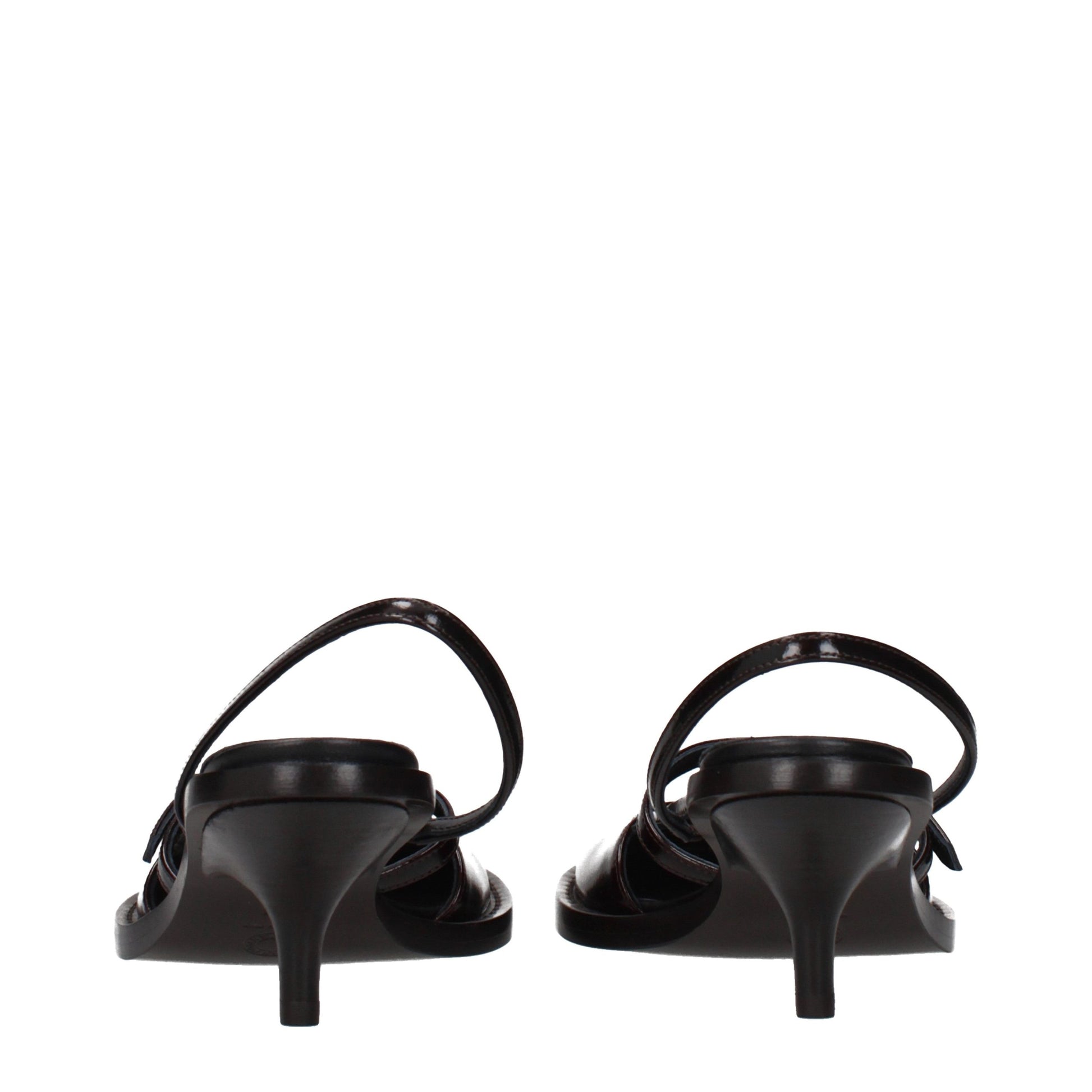 Flat Sandals by Dries Van Noten for women in leather brown features an architectural design from the Women's Leather Flat Sandals collection, defined by a architectural flat and for a architectural finish.