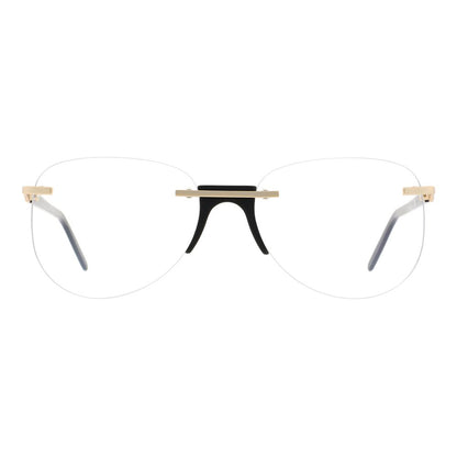 Eyeglasses Frames by Andy Wolf for unisex in and multicolor showcases a refined silhouette, detailed with a multicolor coloured frame finish and a sophisticated rimless frame design.